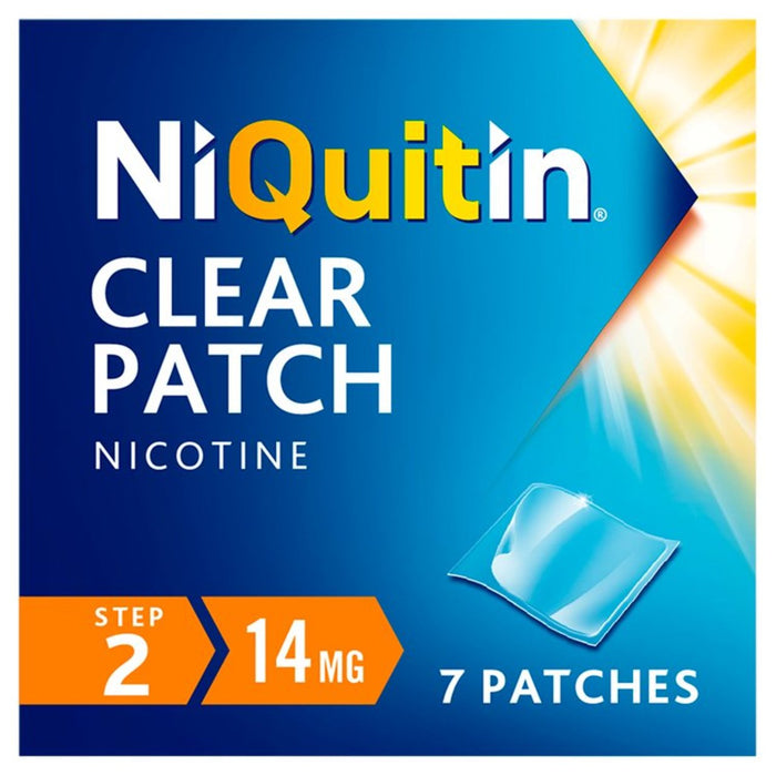 NiQuitin CQ 14mg Clear Patch الخطوة 2 7 لكل علبة