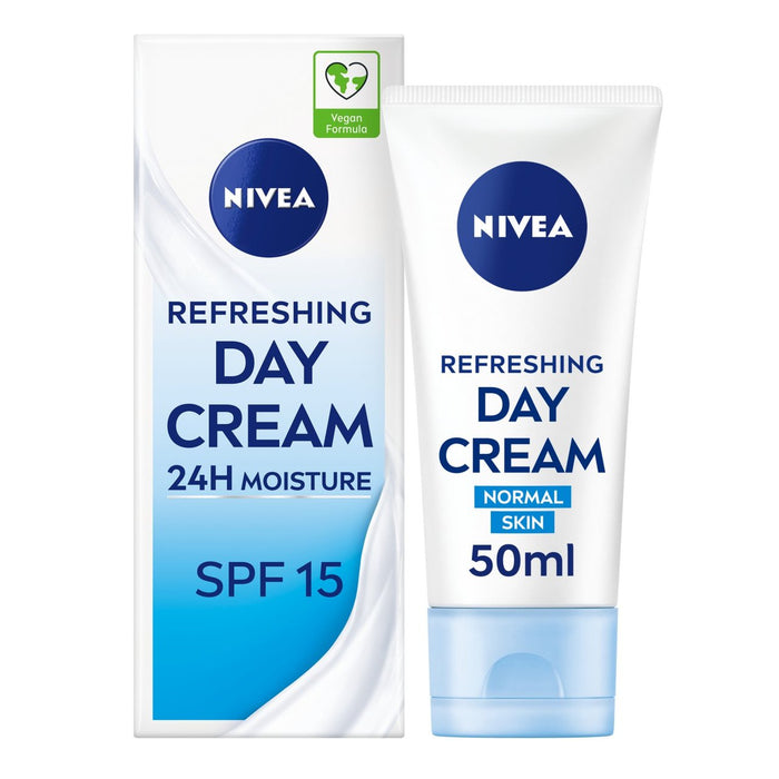 Humectante de la cara crema de nivea para la piel normal SPF15 50ml