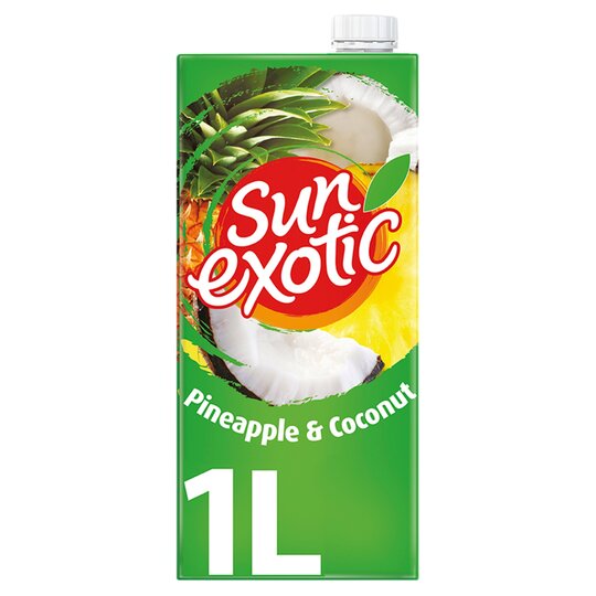 Sol exótico piña y jugo de coco bebida 1l