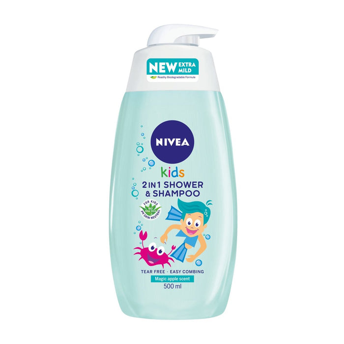 Nivea Kids Magic Apple 2 en 1 Ducha y champú 500ml