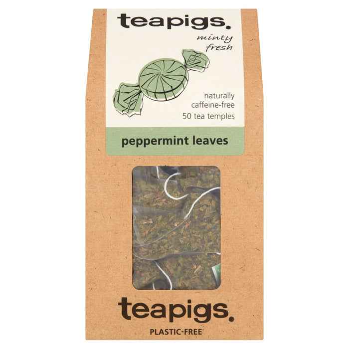 Teapigs Pfefferminzblätter Teebeutel 50 pro Pack