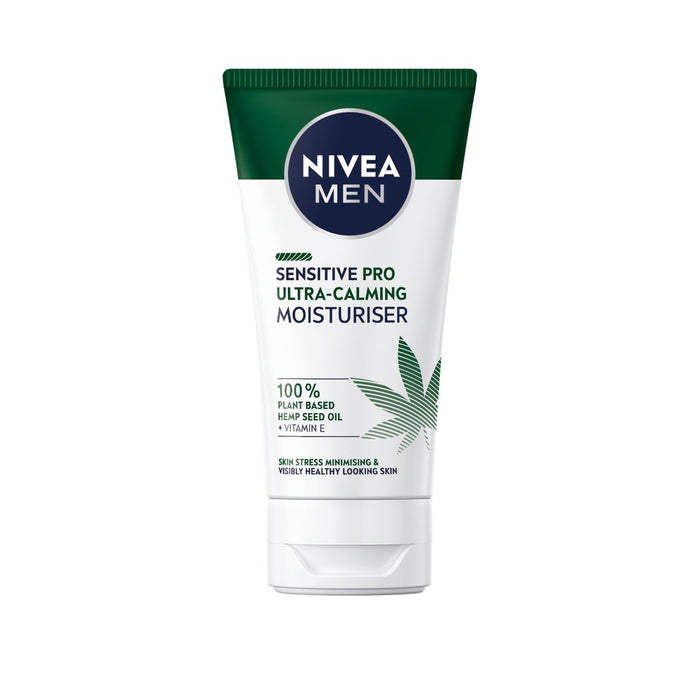 Nivea Männer empfindliche Pro Ultra -beruhigende Feuchtigkeitscreme mit Hanföl 75 ml