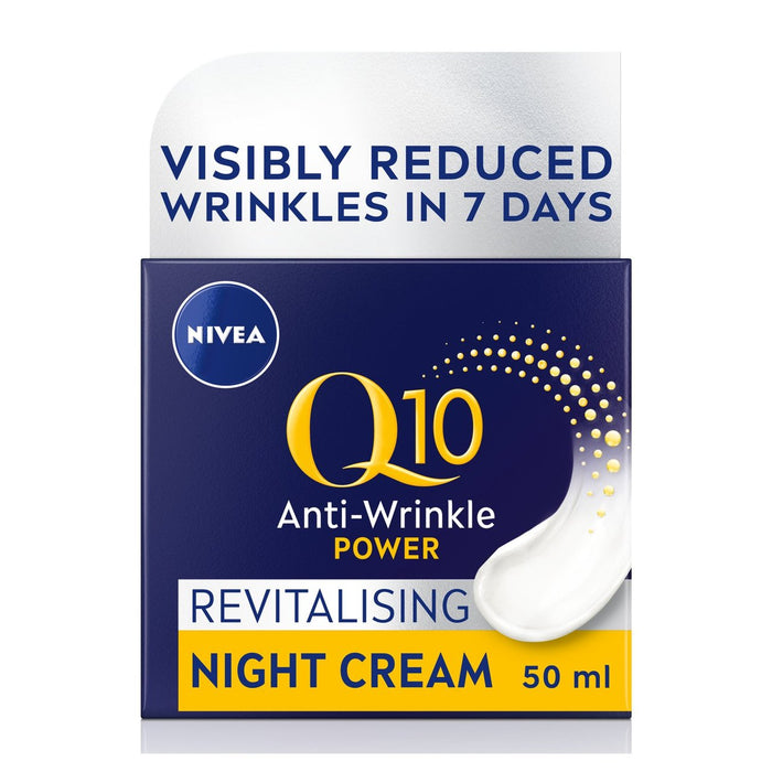 NIVEA Q10 Power Anti Wrinkle & Firming Nourishing Night Face Cream 50ml