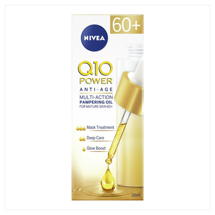 NIVEA Q10 POWER ANTRINGLE 60+ Aceite de mimos de múltiples acciones 30 ml