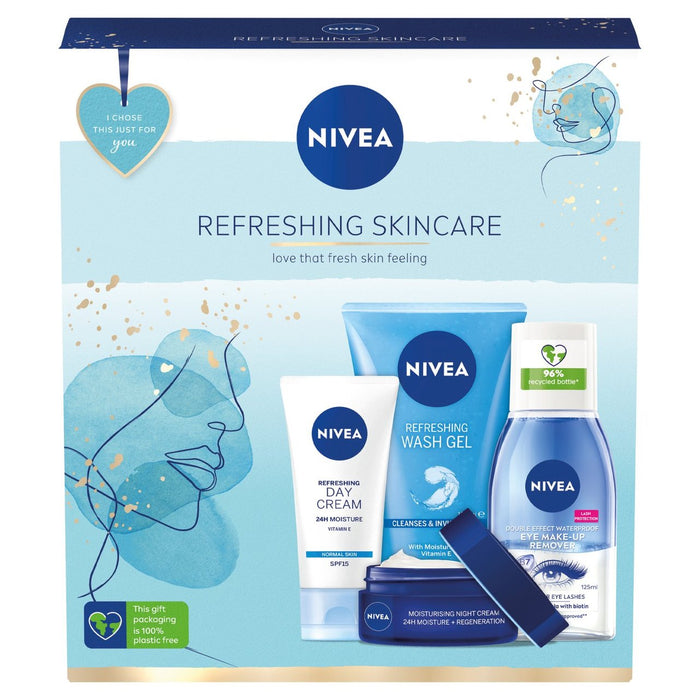 Set de regalo de cuidado de la piel refrescante de nivea