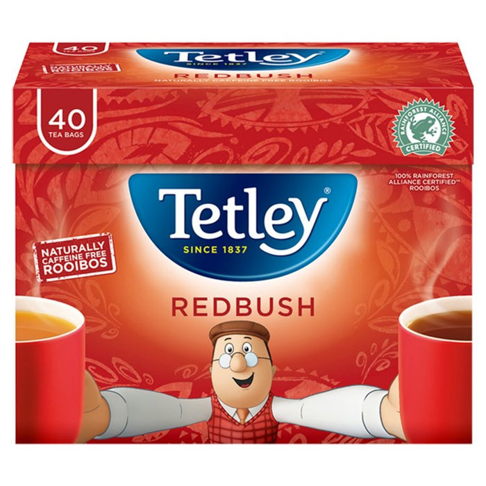 Tetley Redbush Bolsas de té 40 por paquete