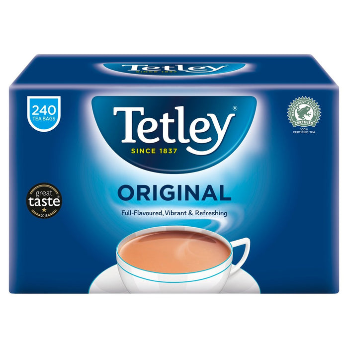 Bolsitas de té Tetley 240 por paquete 