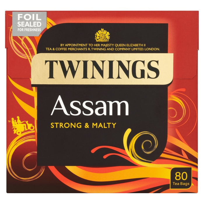 Twinings Assam Tea 80 Tea Bags - Special Offer