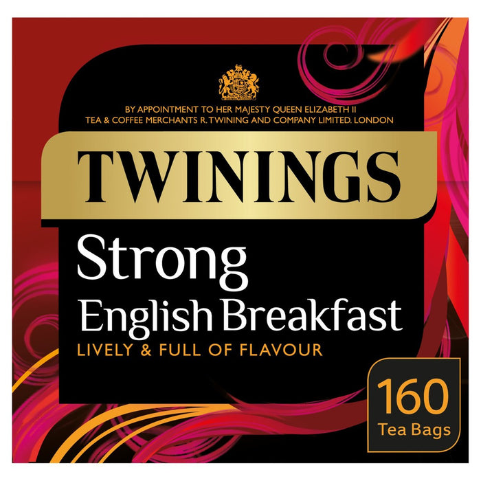 Twinings English Strong Breakfast Tea 160 Sacs de thé