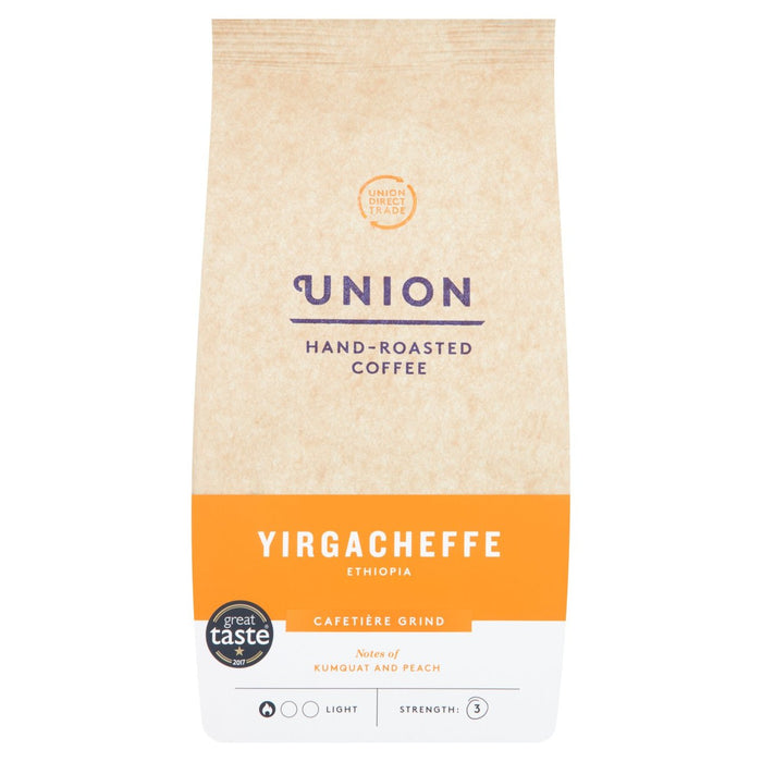 Union Yirgacheffe Ethiopia Cafetiere Grind 200g