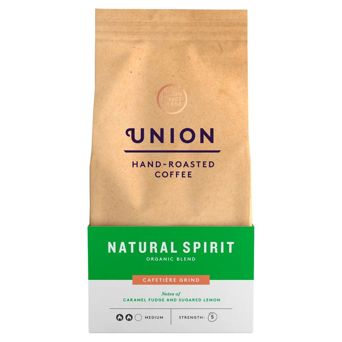 Union Organic Natural Spirit Cafetiere Grind 200g