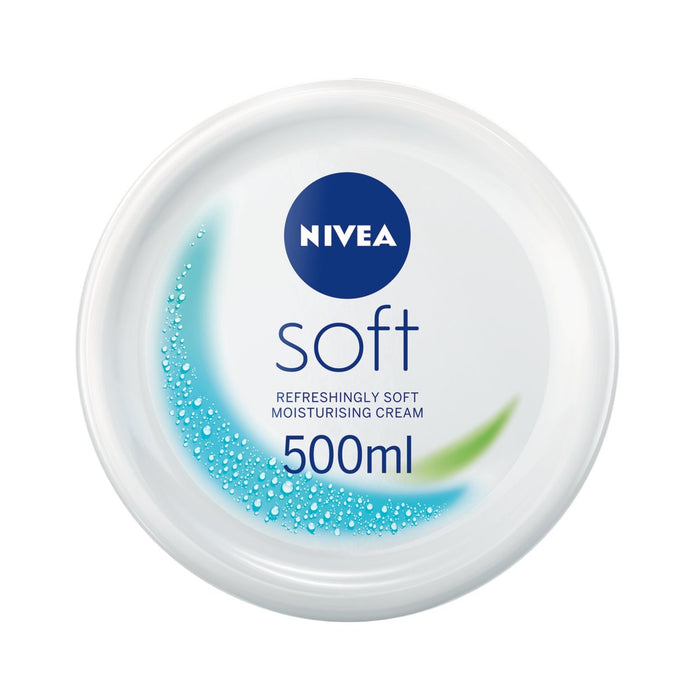 Nivea suave crema hidratante para las manos de la cara y el cuerpo 500ml