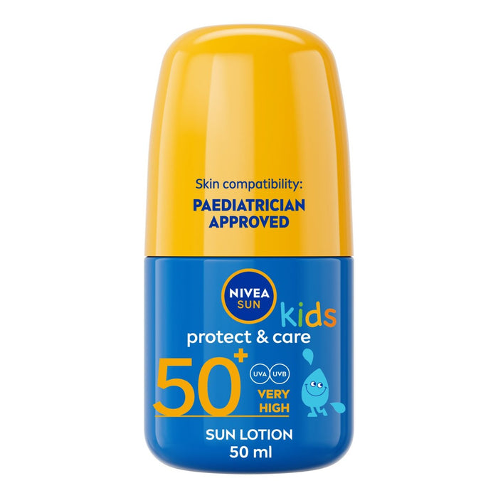 Nivea Sun Kids Protect & Care SPF 50+ Sun Lotion Roll sur 50ml