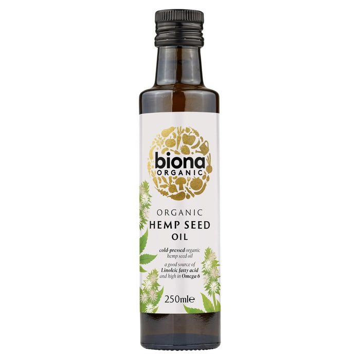 Aceite de semilla de cáñamo orgánico Biona 250 ml