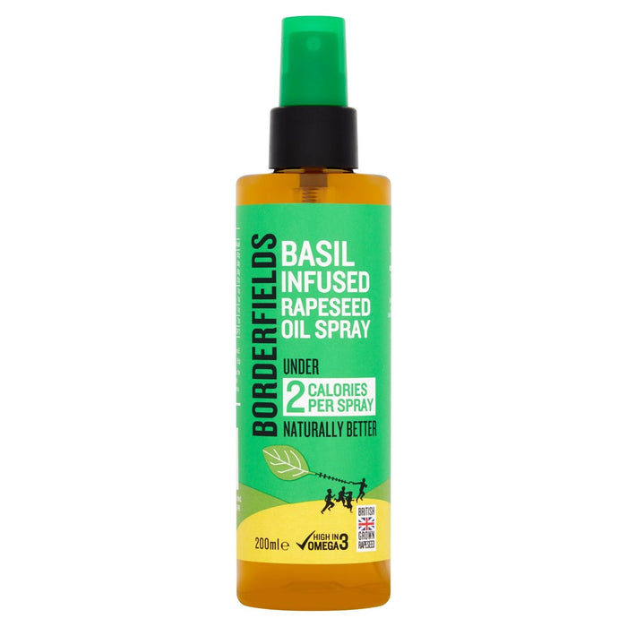 Basilios fronterizos con albahaca con rociado de aceite de colza infundido 200 ml