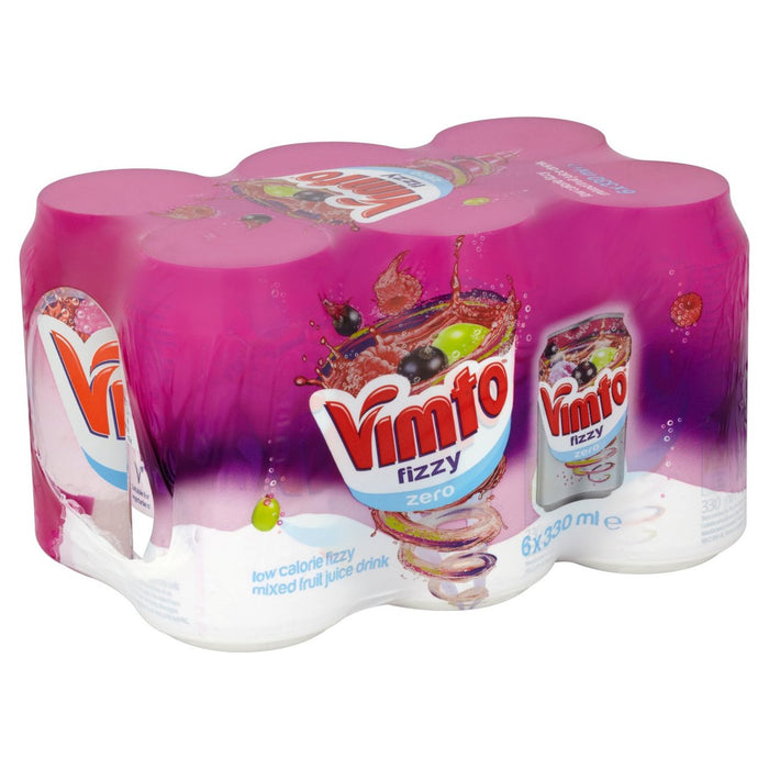 VIMTO FIZZY SIN AZUCA AGREGADO 6 x 330 ml