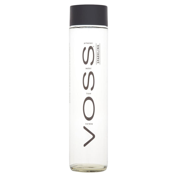 VOSS Sparkling Artesian Water Glass Bottle 800ml