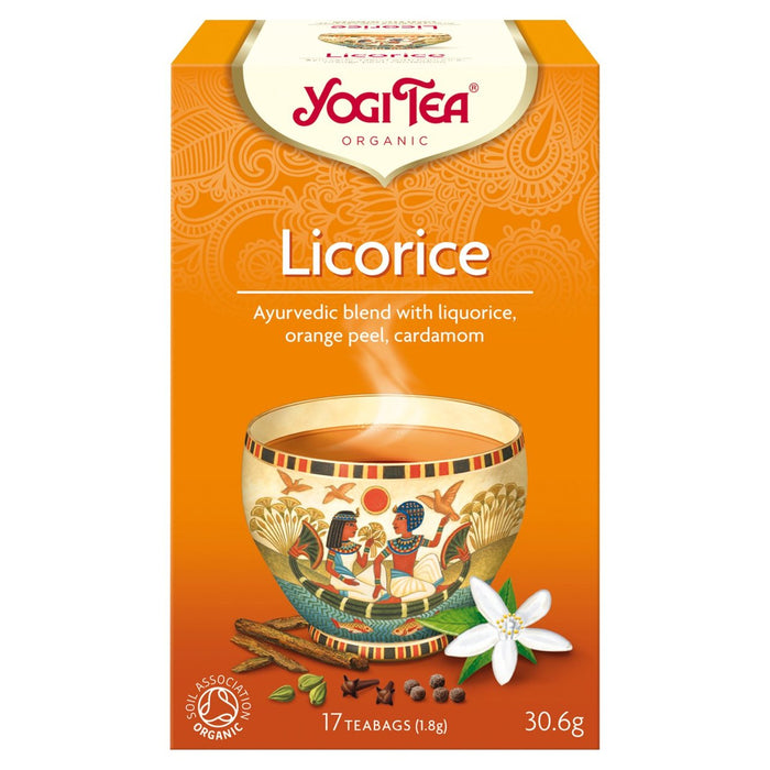 Yogi Tea Lakritz Bio -Teebeutel 17 pro Packung