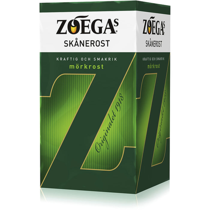 Zoega Skanerost Café de filtro de tierra de asado oscuro 450g