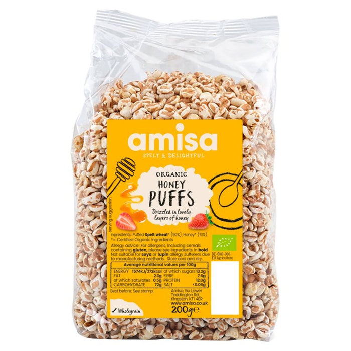 Amisa Bolitas De Miel De Espelta Ecológica 200g 