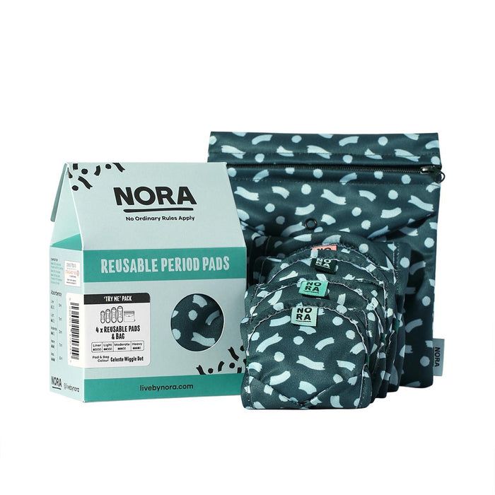 Nora Probier mich wiederverwendbares Pad Pack 5 pro Pack