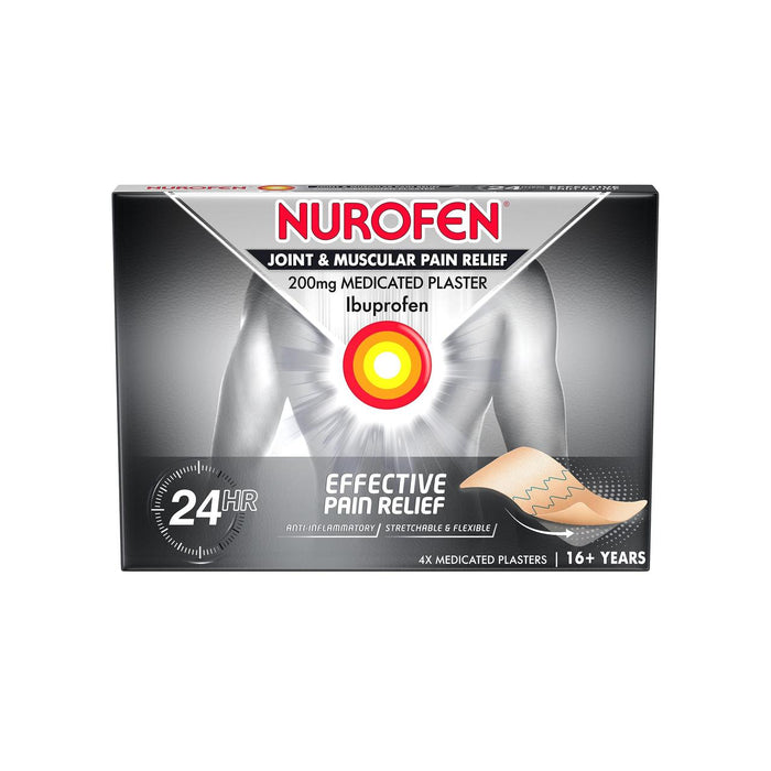 Nurofen articulations et soulagement de la douleur musculaire 200 mg de plâtre médicamenteux 2 par paquet