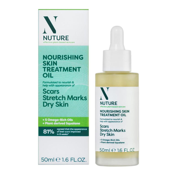 Nuture Nourishing Skin Treatment Oil for Scars Stretch Marks & Dry Skin 50ml