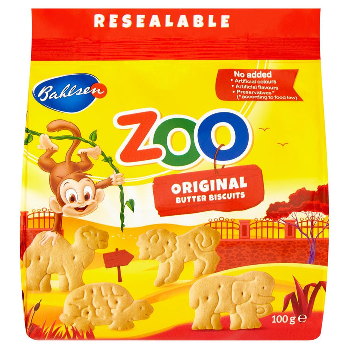 Galletas de mantequilla para niños Bahlsen Zoo Original 100 g 