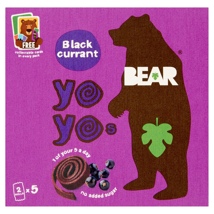 Bear Fruit Yoyos Blackcurrant Multipack 5 x 20g