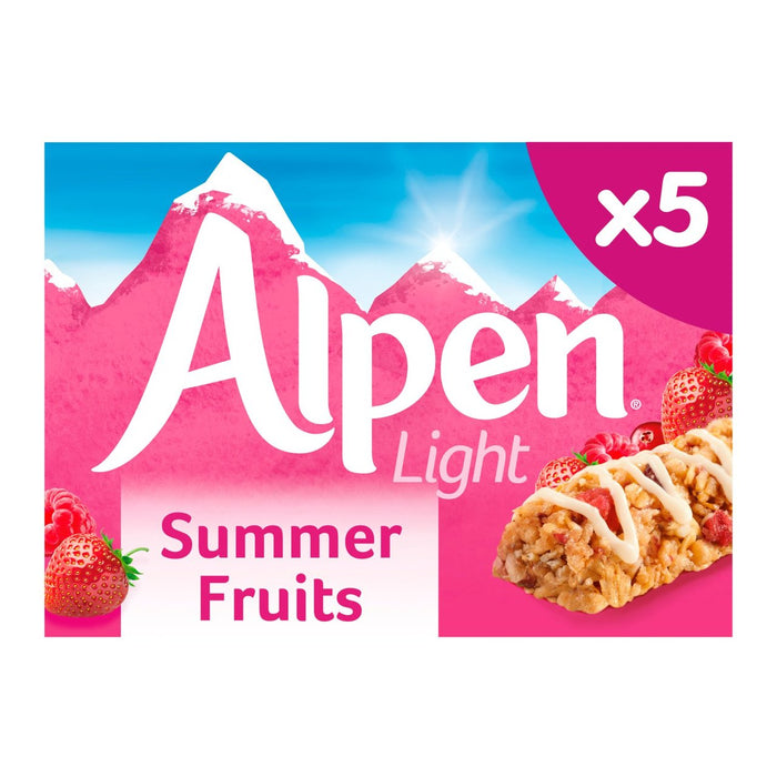 Alpen leichte Müsli Bars Sommerfrüchte 5 x 19g