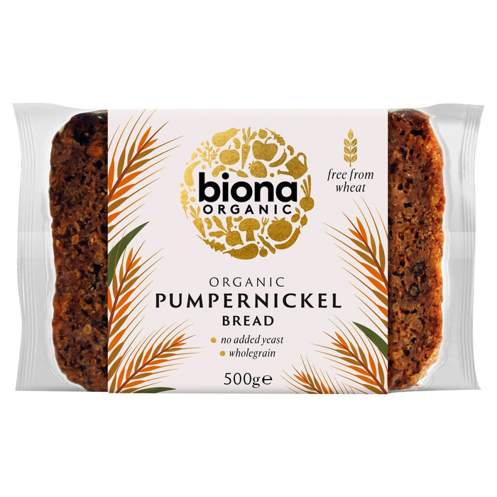 Biona Organic Pumpernickel Bread Sliced 500g