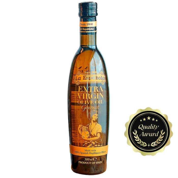 La Espanola Gourmet 100% Hojiblanca Spanische Oliven Extra Jungfrau Olivenöl 500 ml