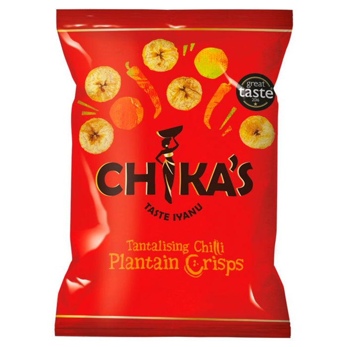 Chika's Chilli Plantain Crisps 35g