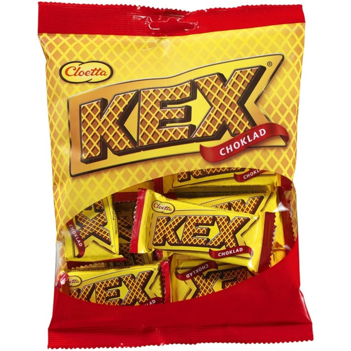 Cloetta Kex Choklad Schokoladengefüllte Mini -Wafer 156g