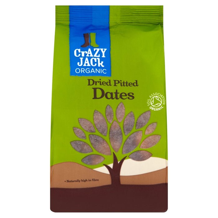 Crazy Jack Dátiles Secos Deshuesados ​​Orgánicos 250g 