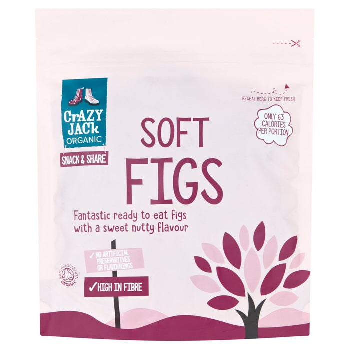 Crazy Jack Organic Soft RTE Figs 200g