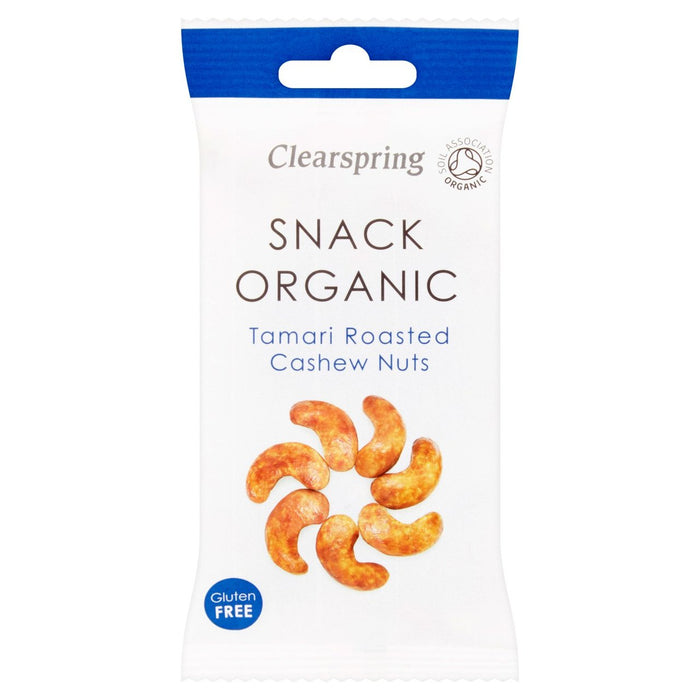 Clearspring Gluten Free Organic Tamari Roasted Cashew Nuts 30g