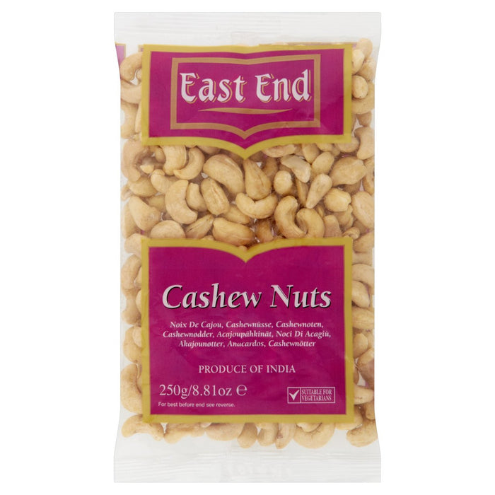 East End anacardos Kaju Plain 250G