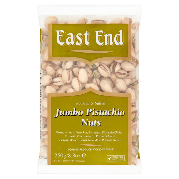 East End Jumbo Salted Pistachios 250g