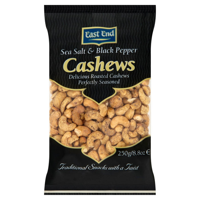 East End Meersalz & schwarzer Pfeffer Cashewnüsse 250 g