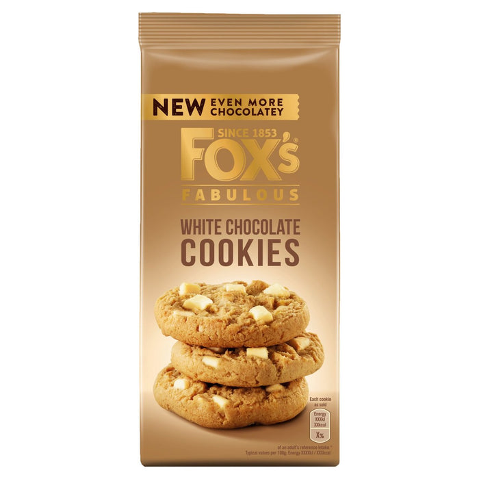 Fox's White Choc Chunkie Cookie 180G