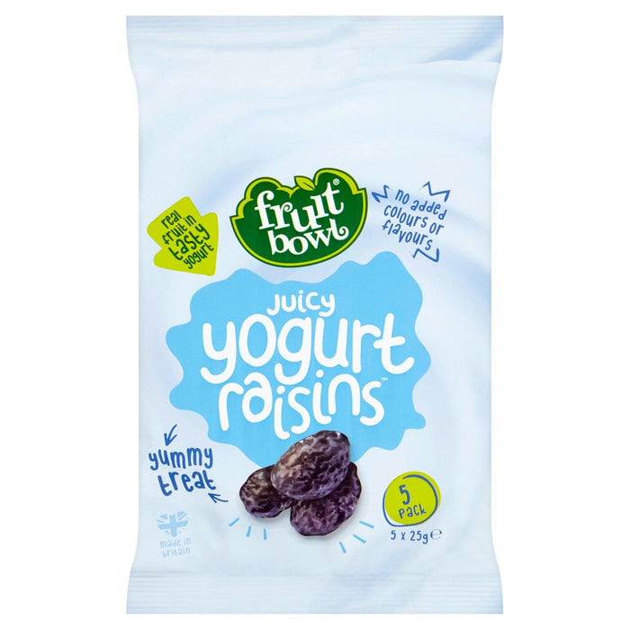 Fruit Bowl Raisin Yogurt Flakes 5 x 25g