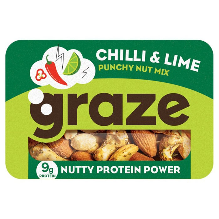 Craze Nutty Protein Power Snack Mix Pitally Chilli & Lime 35G