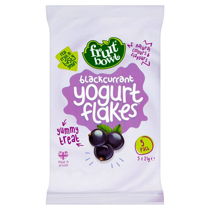 Fruit Bowl Blackcurrant Yogurt Flakes 5 x 21g