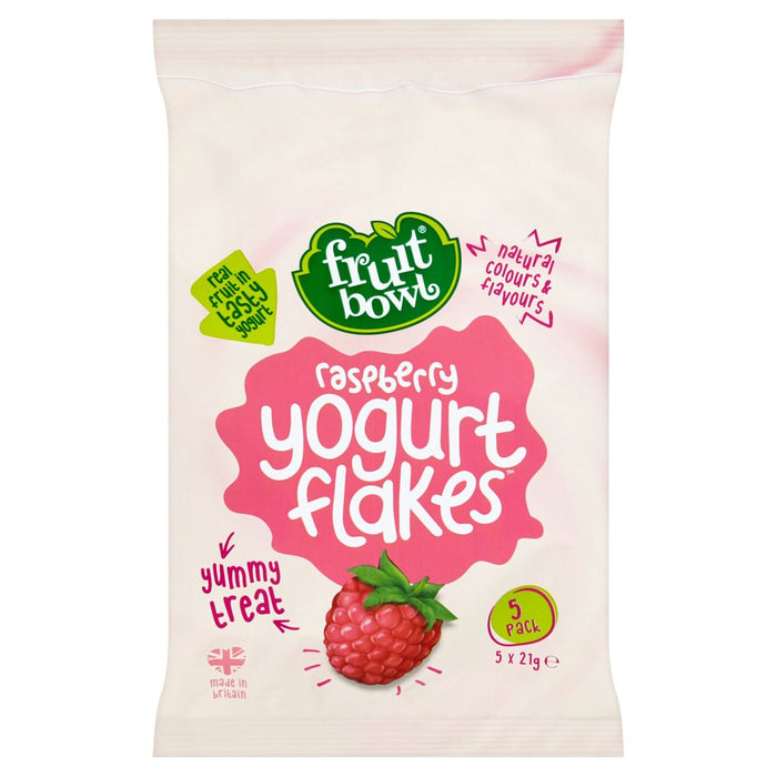 Fruit Bowl Raspberry Yogurt Flakes 5 x 21g