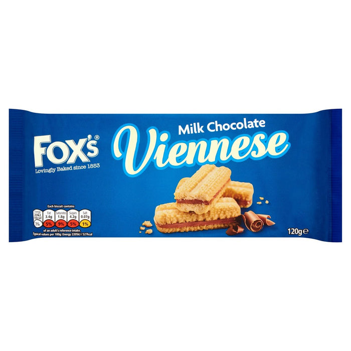 Sandwich au chocolat viennois fond de Fox 120G