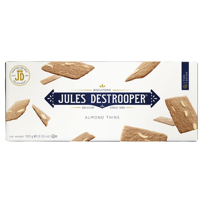 Jules Destrooper Almendra Thins 100g 