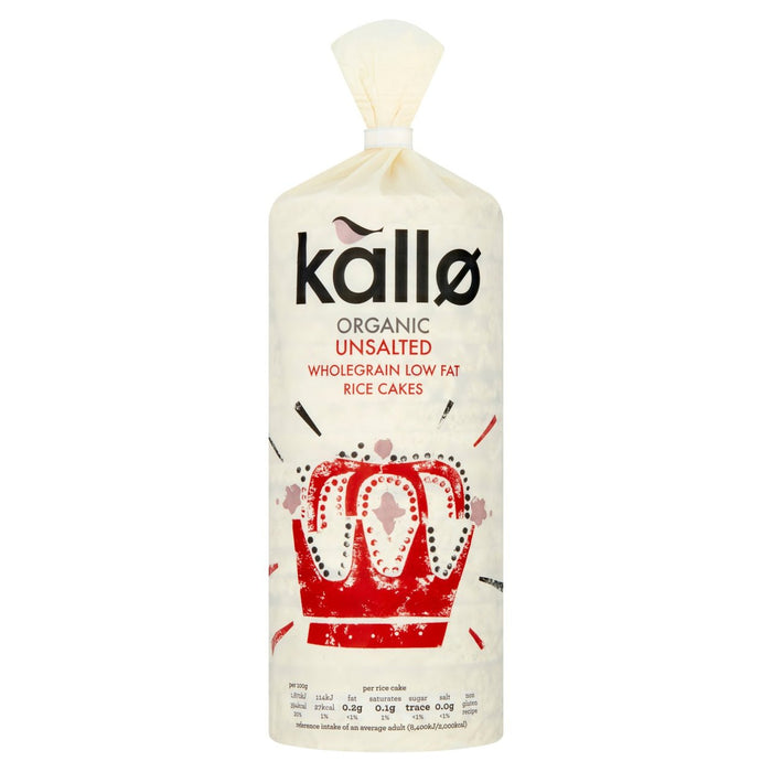 Kallo orgánico Cakes de arroz sin sal 130G