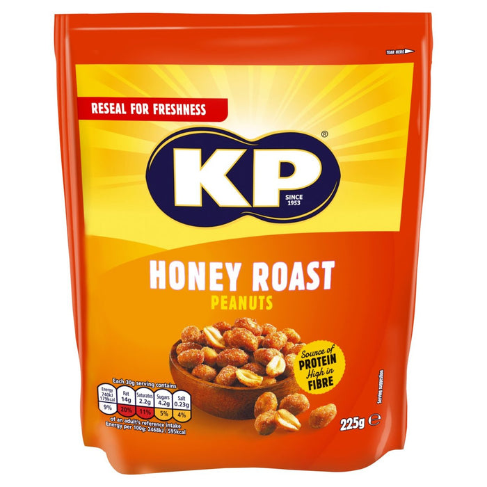 KP Honey Roast Peanuts 225g