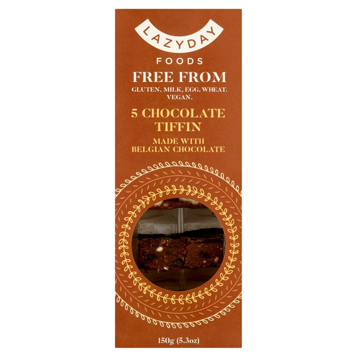 Lazy Day Free From Belgian Dark Chocolate Tiffin 150g